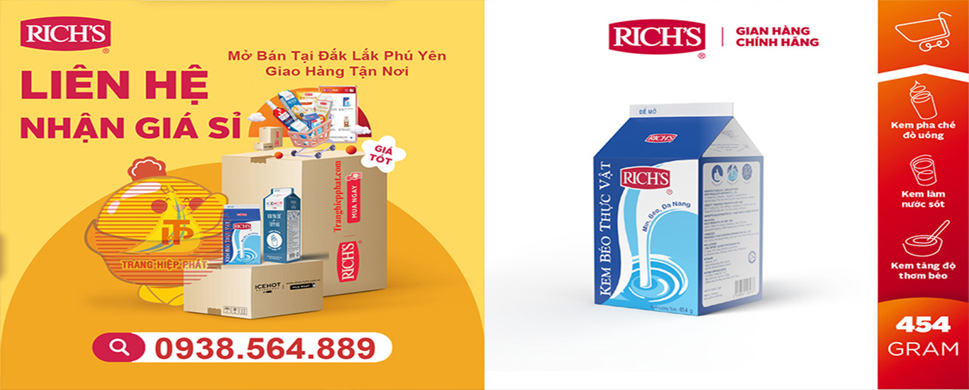 Nhà Phân Phối Richs Giá Sỉ Phú Yên